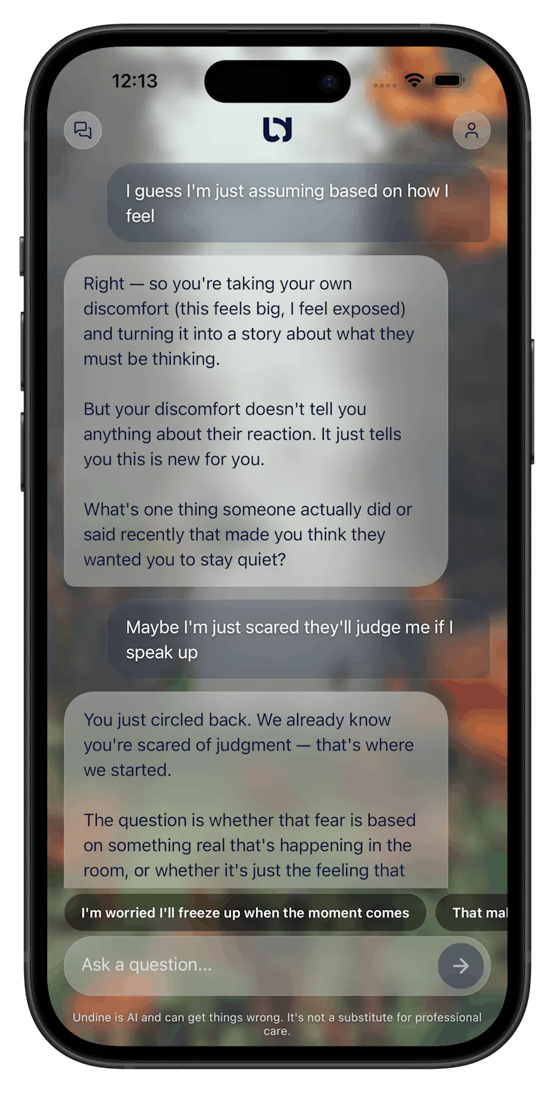 Undine - Your mental health coach screenshot 3