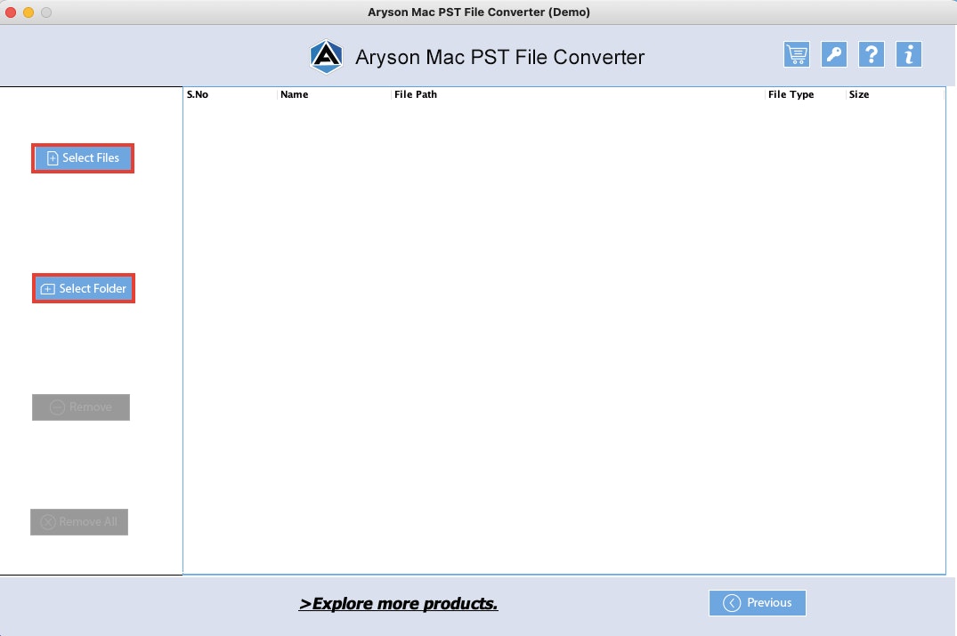 MacGater Outlook PST 변환기 - Outlook PST를 Mac의 여러 형식으로 원활하게 변환하십시오 미디어 1