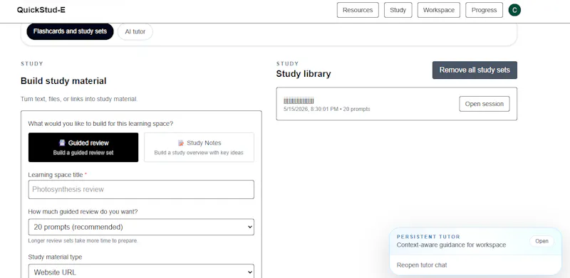 quickstud-e screenshot 4