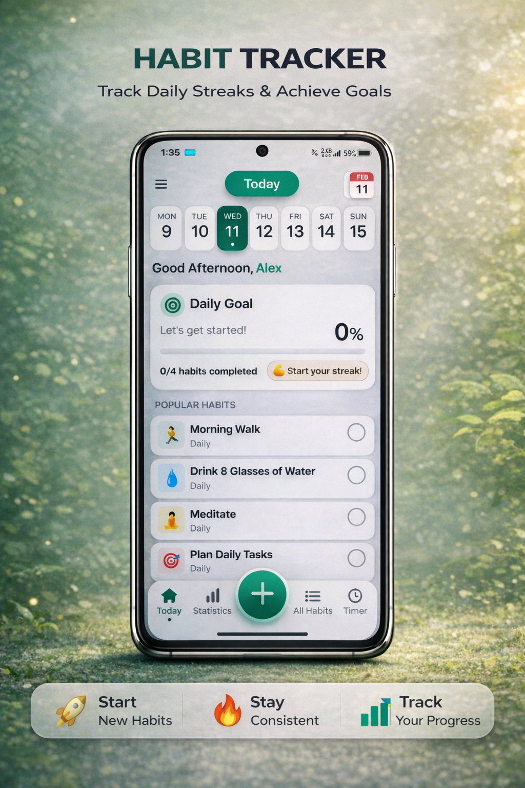 Habit Tracker – Focus