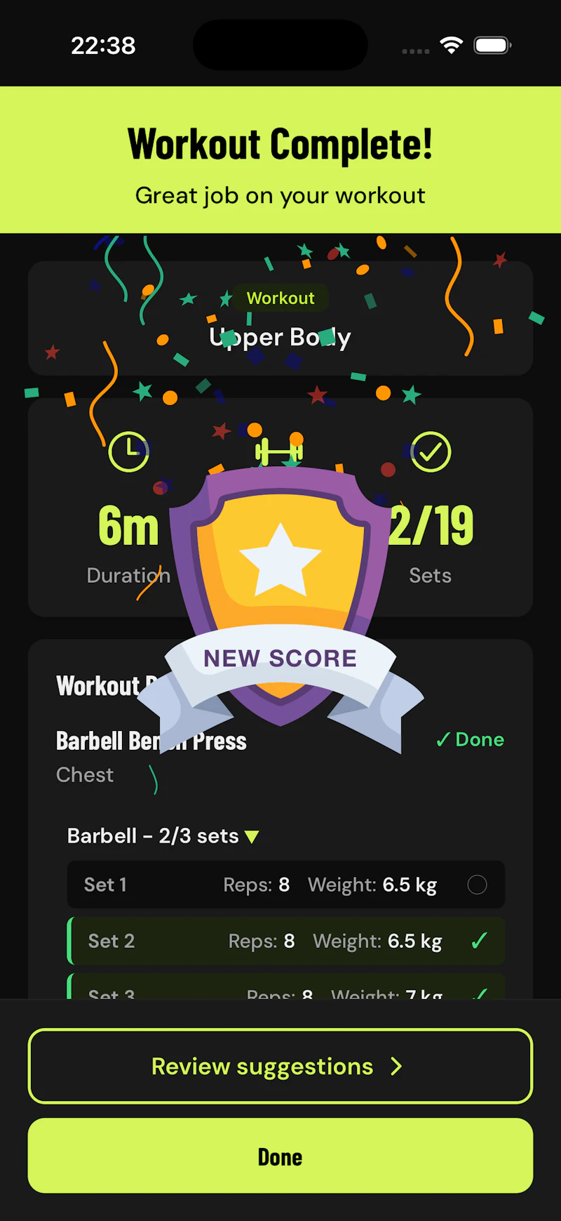 GainLogger — Free Workout Tracker screenshot 6