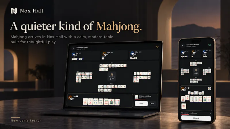 Nox Hall - New Game Mahjong! screenshot 1