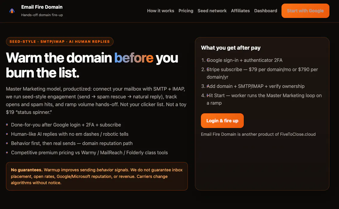 Email Fire Domain 截图 2