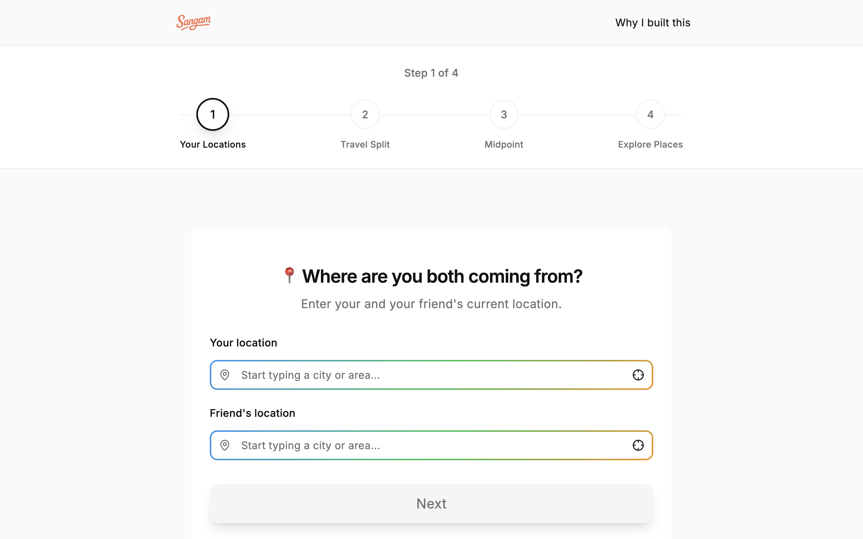 Sangam - Main product screenshot demonstrating key features and user interface