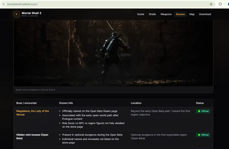 Mortal Shell 2 Wiki screenshot 3