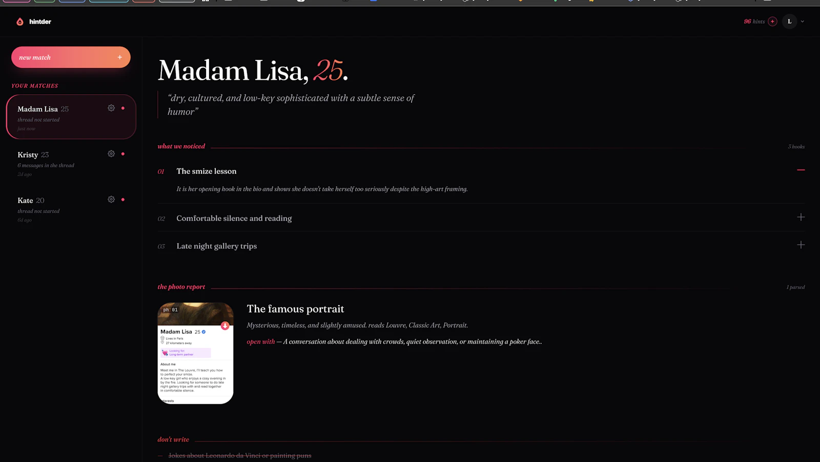 Hintder screenshot 4