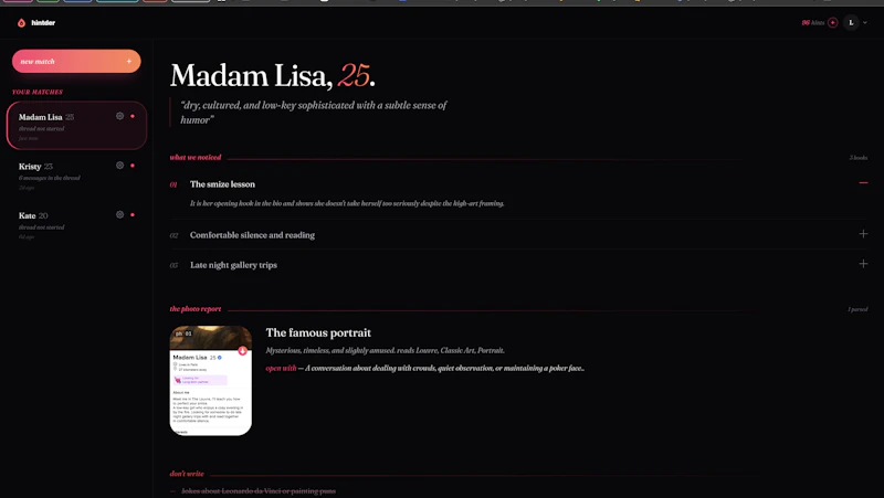 Hintder screenshot 4