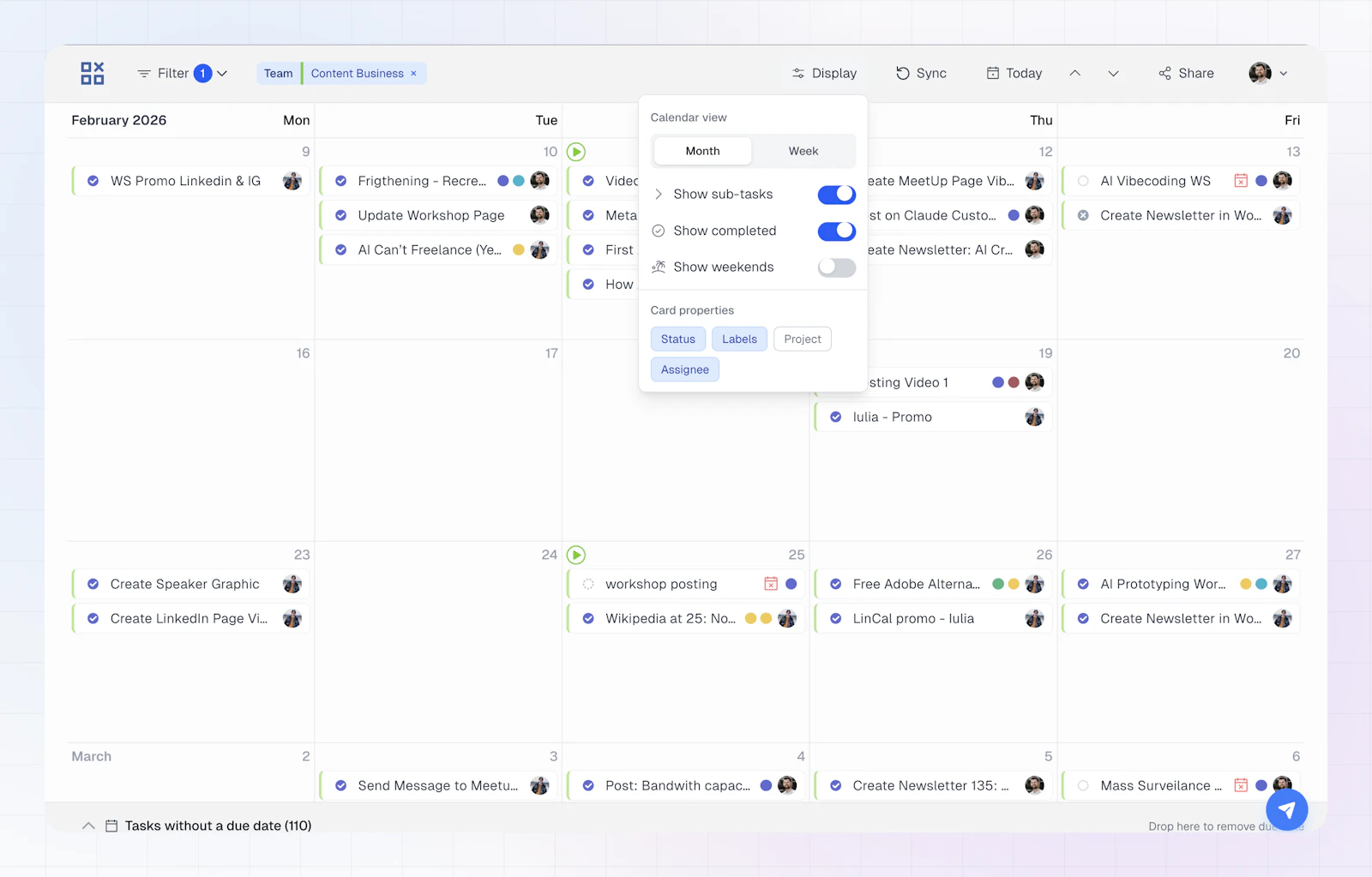 LinCal screenshot 2