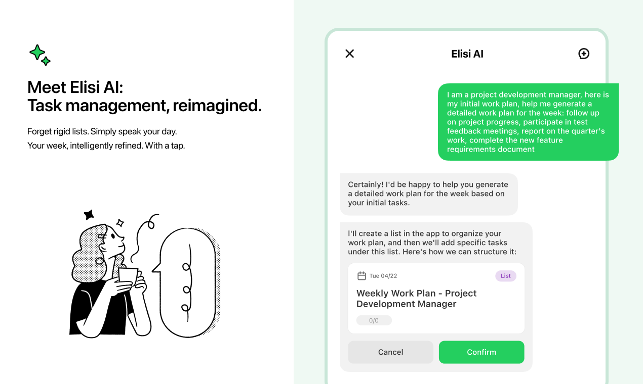 Elisi : AI-powered Goal Management App gallery image