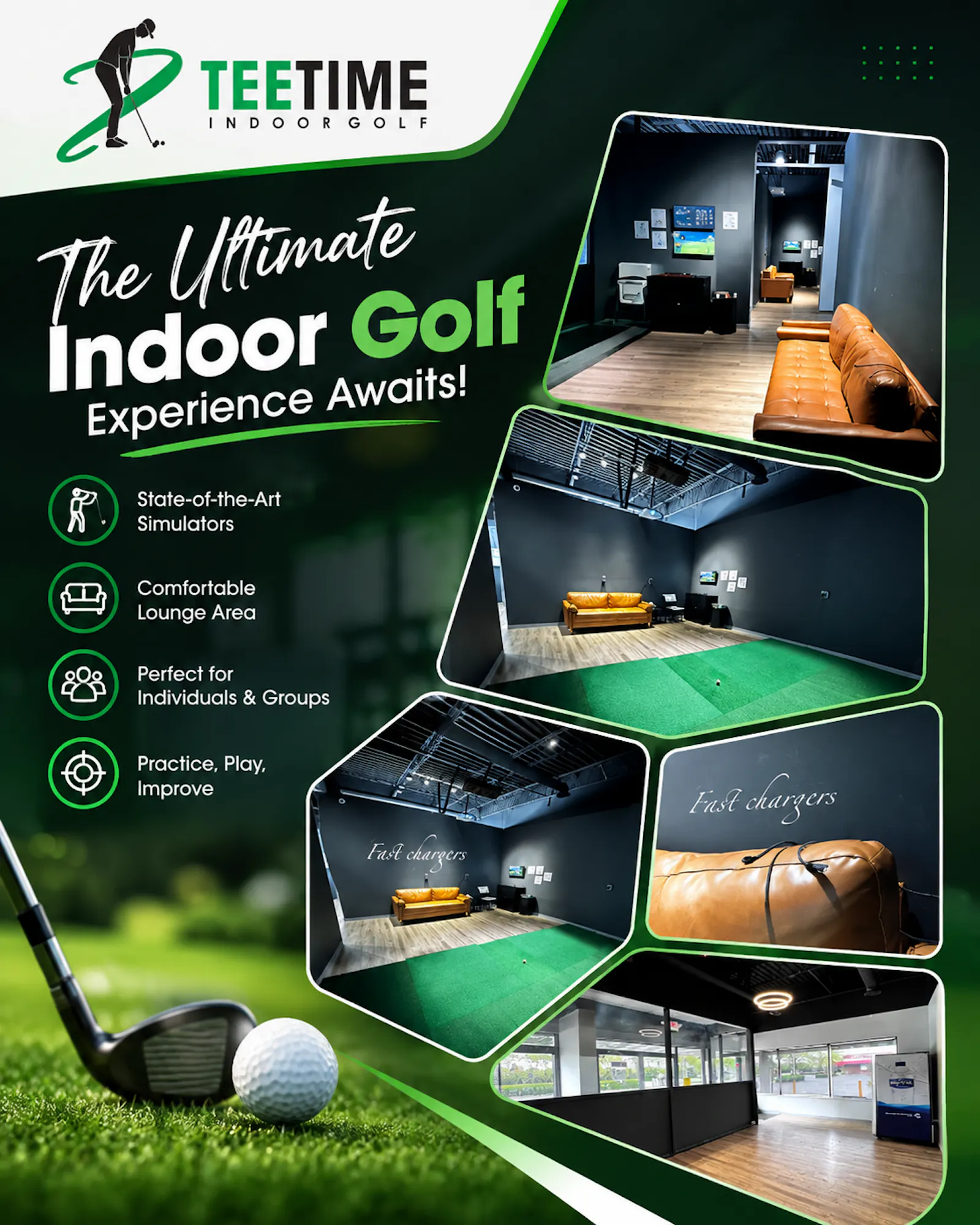 TeeTime Indoor Golf screenshot 1