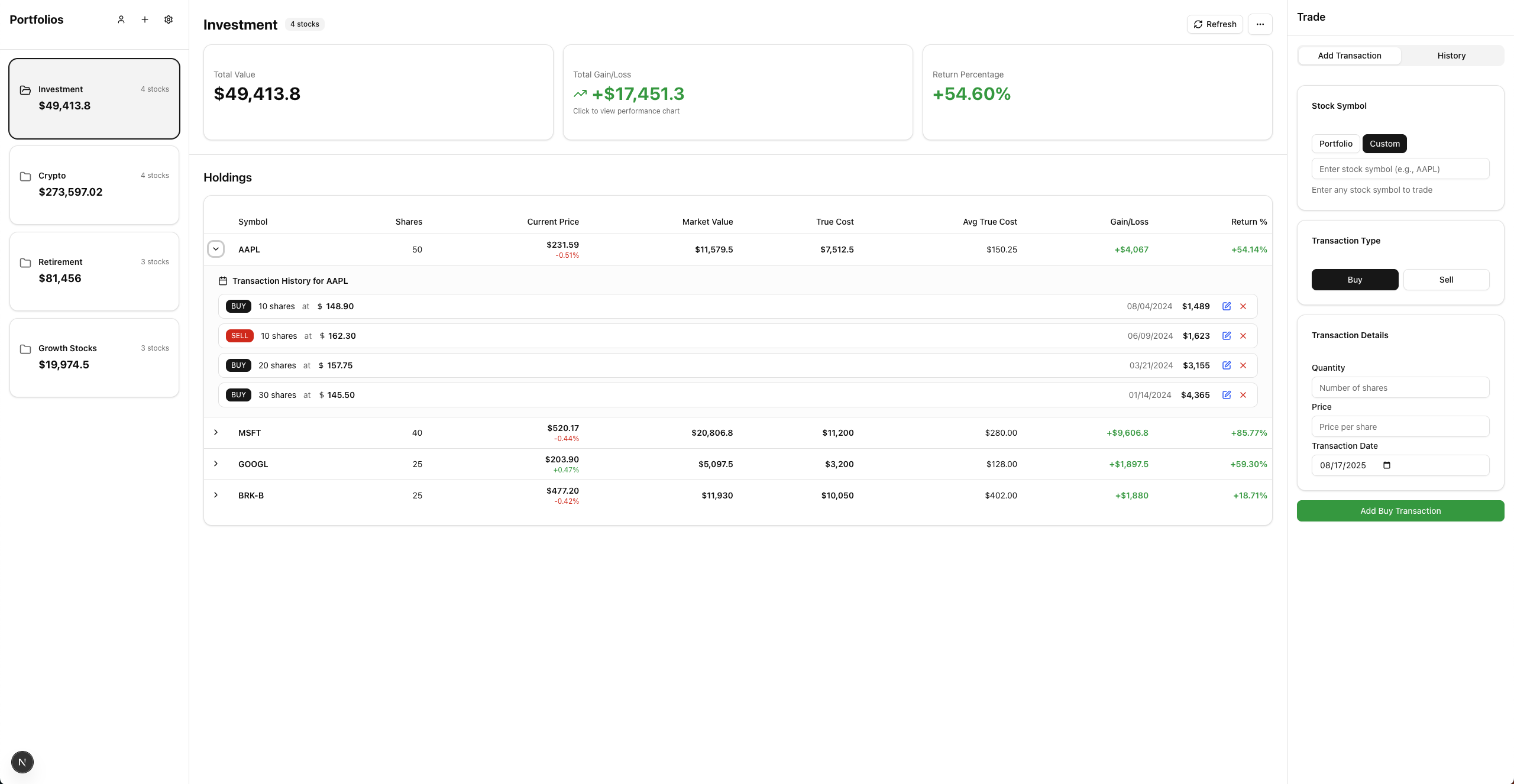Littlefortune Stock Tracker media 3