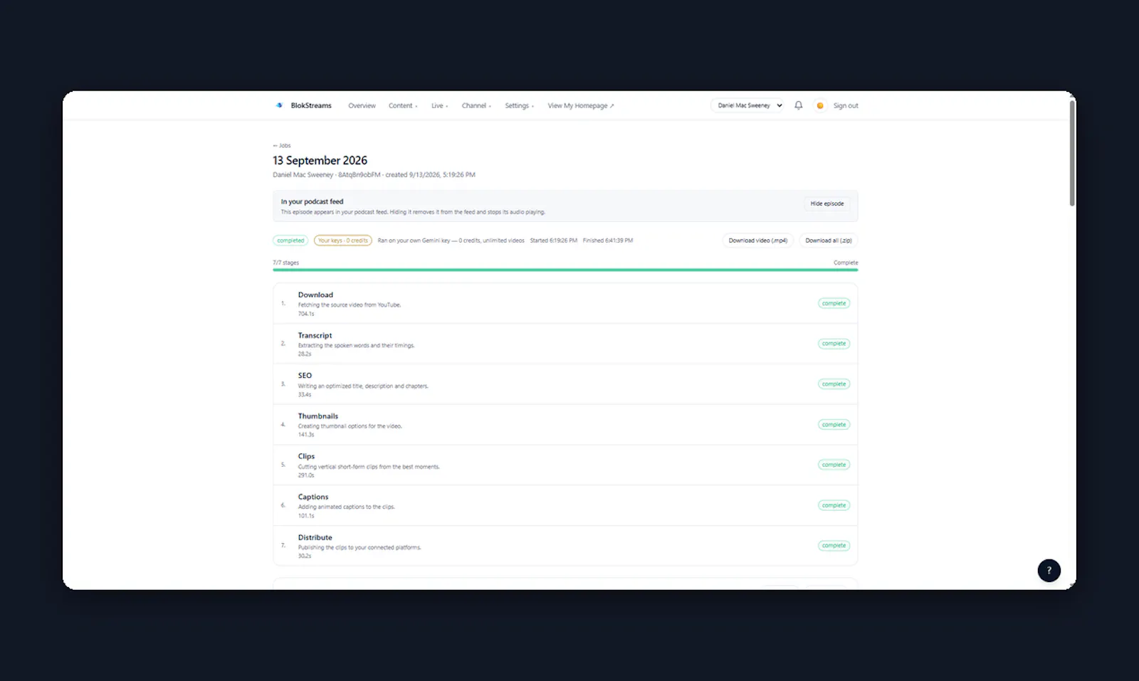 BlokStreams screenshot 3