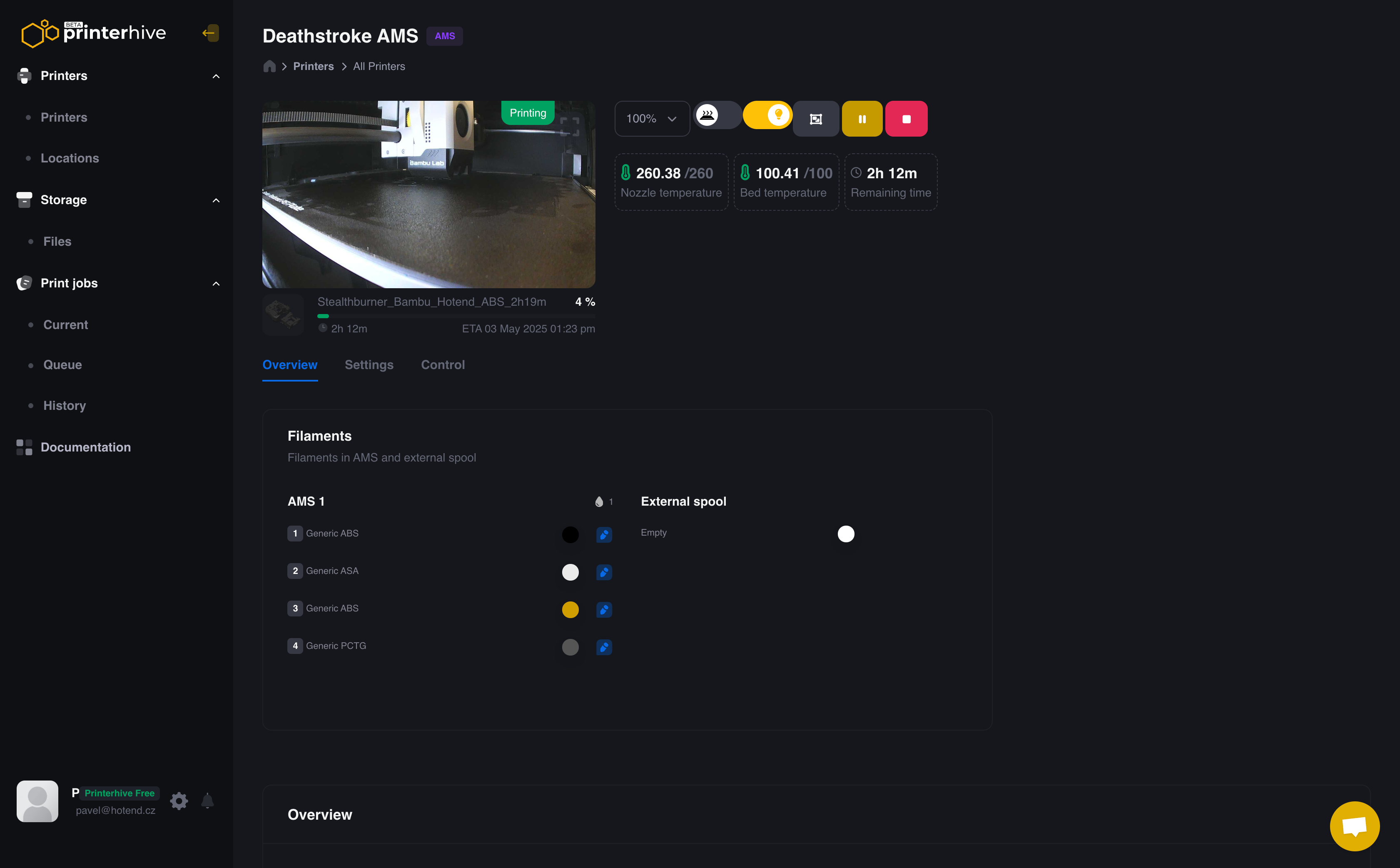 Printerhive.com - 3D 프린팅 소프트웨어 : 프린터를 더 안전하고 빠르게, 더 똑똑하게 관리합니다 미디어 4