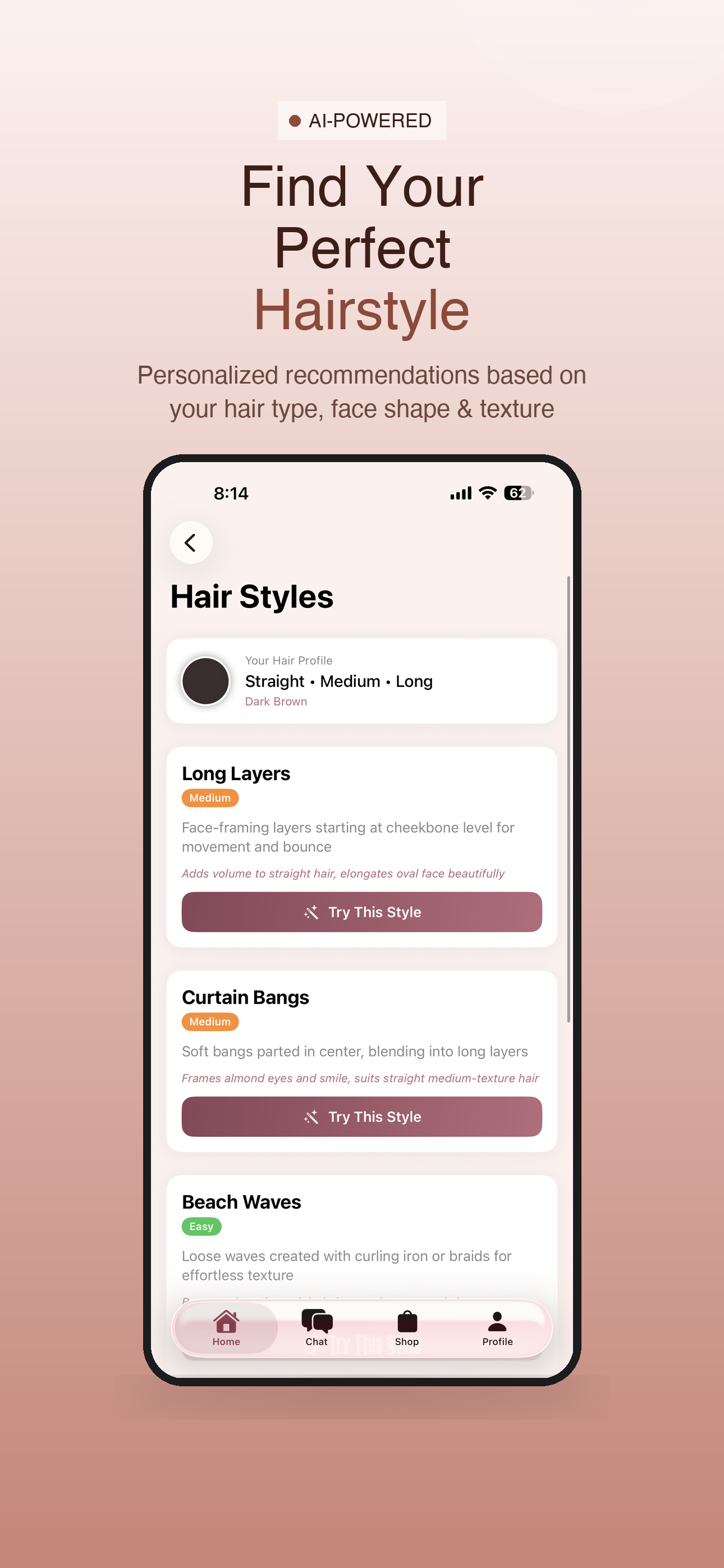 BeautyGPT-Glow with AI - Screenshot 2 showing product features and functionality