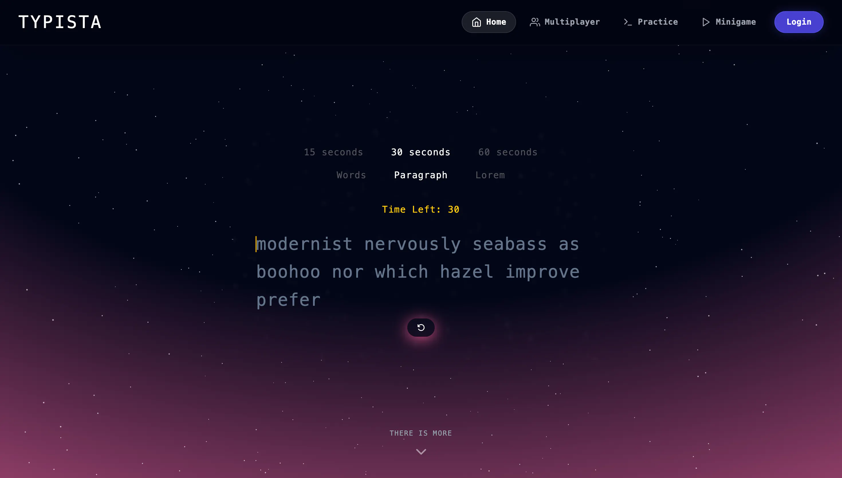 Typista screenshot