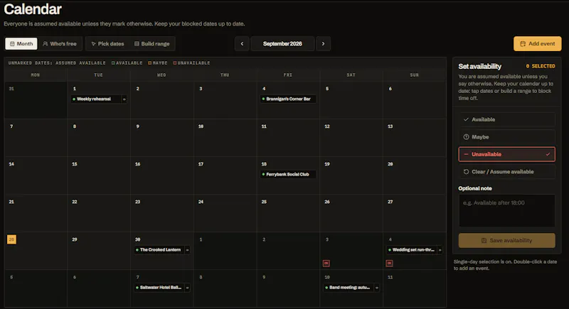 B-Side Band Hub screenshot 3