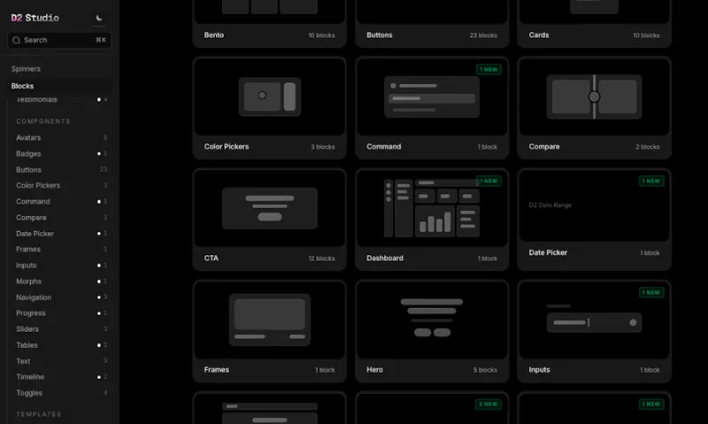 D2Studio UI Library screenshot 3
