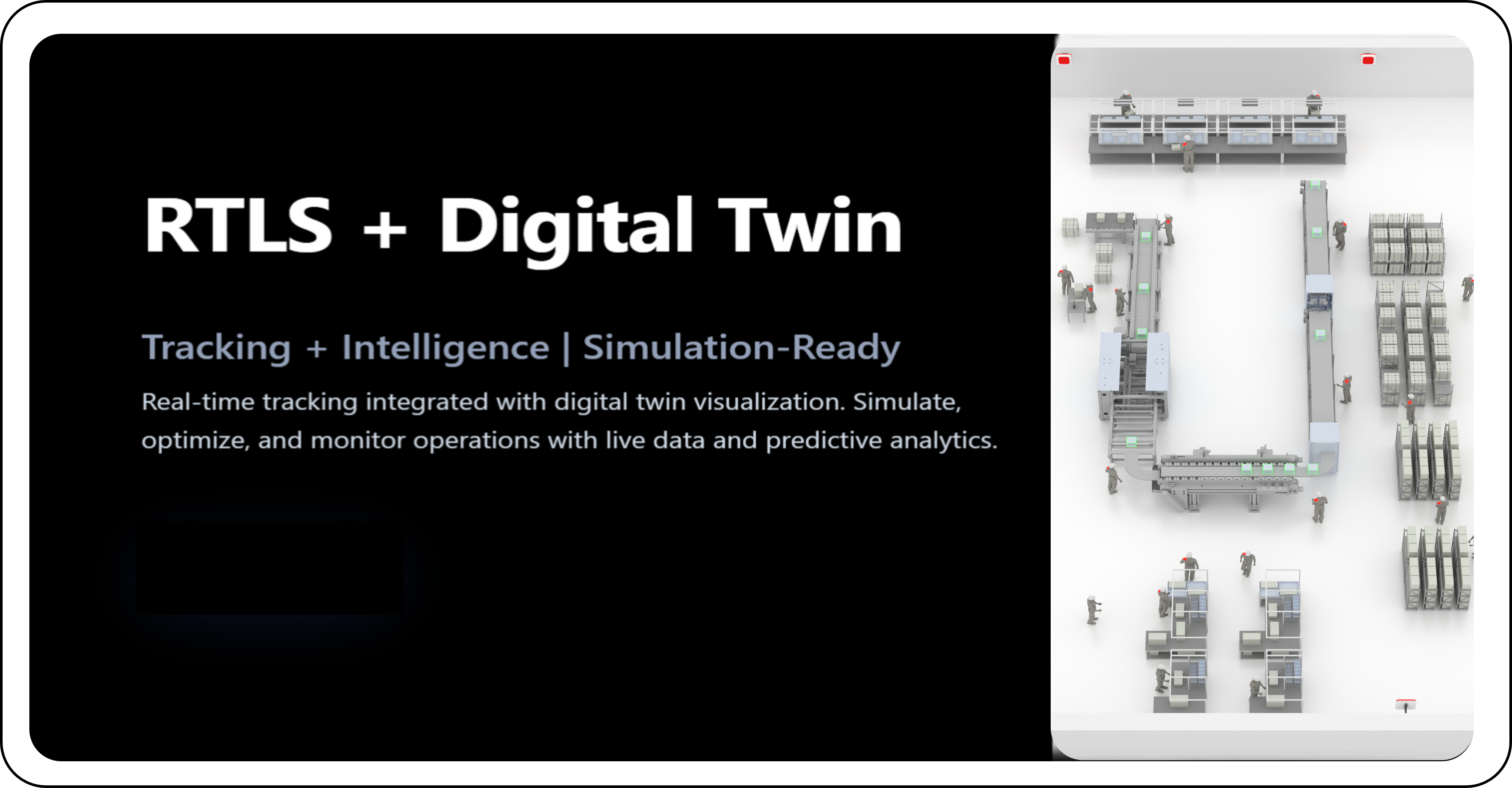 Locaxion RTLS Digital Twin - Main product screenshot demonstrating key features and user interface