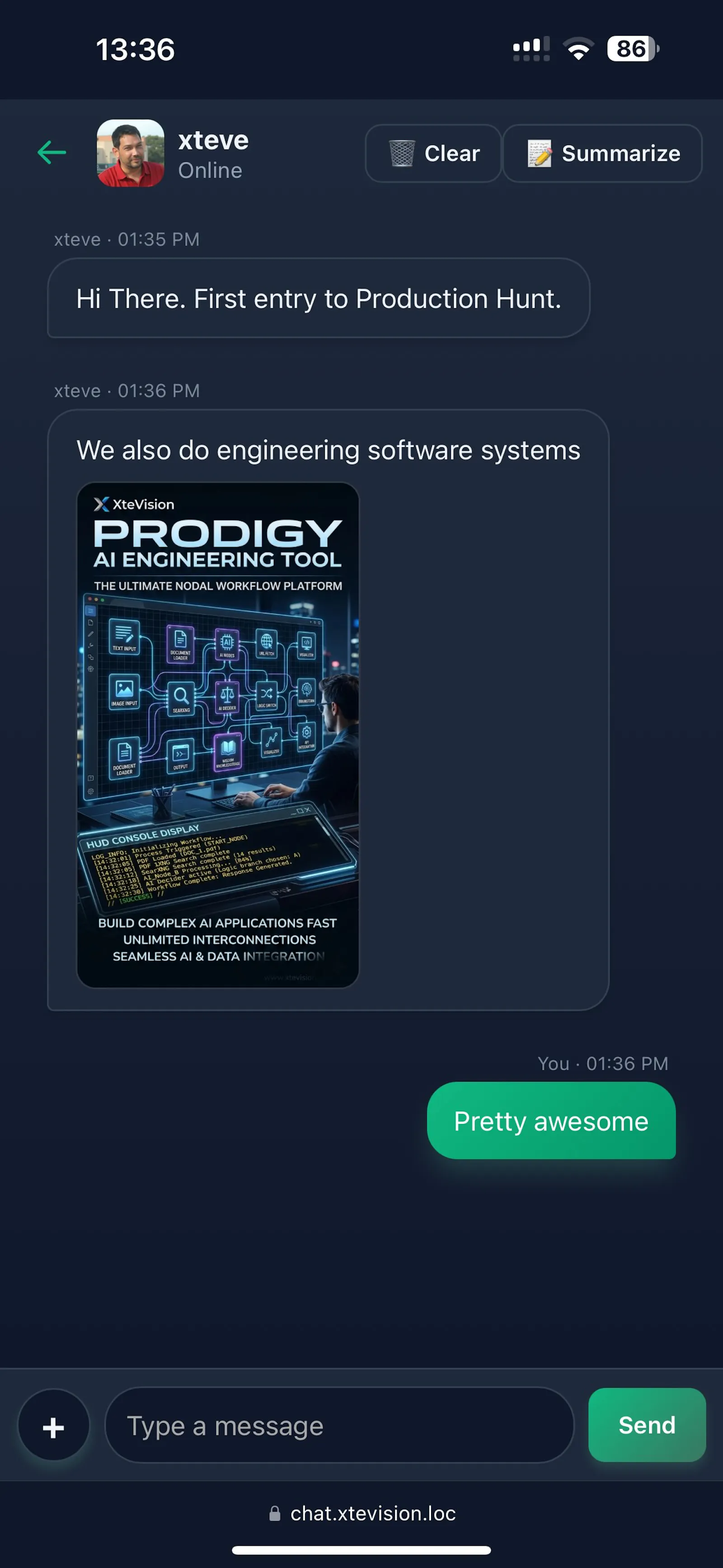 SecuChat screenshot 1