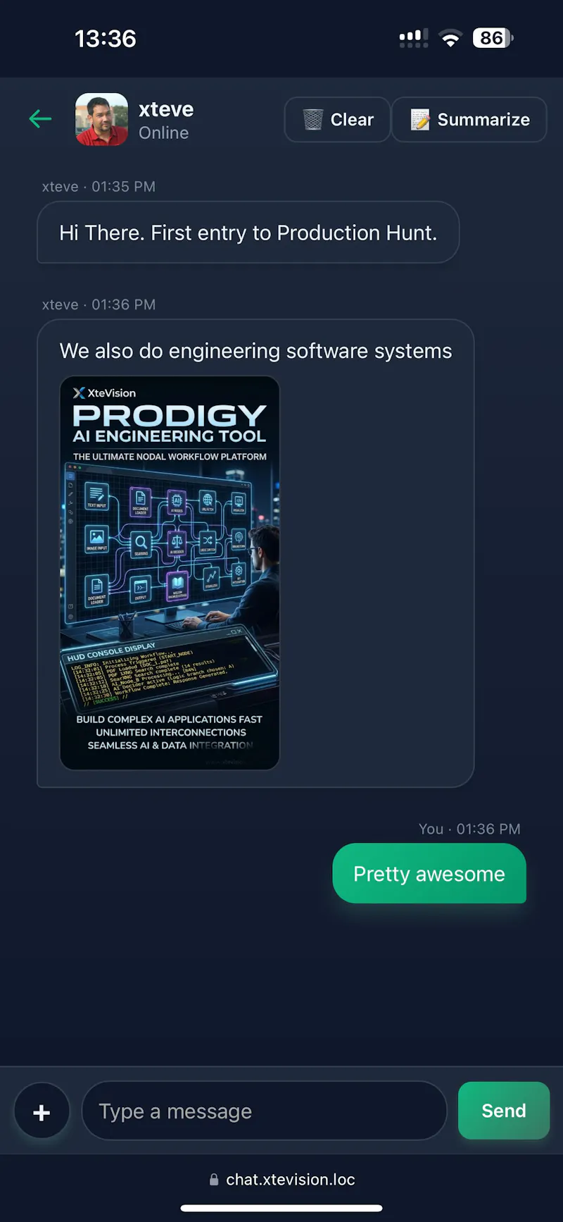 SecuChat screenshot 1
