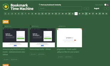 Bookmark Time Machine gallery image