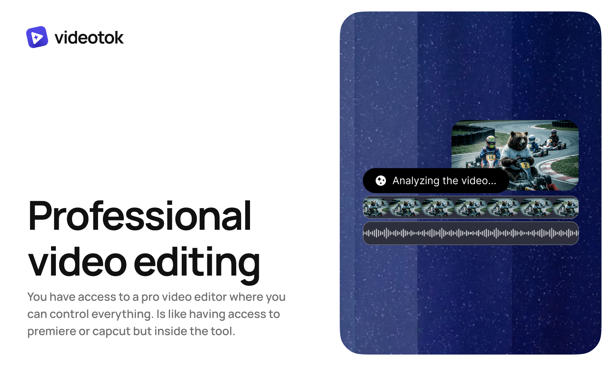 Videotok - Screenshot 3 showing product features and functionality