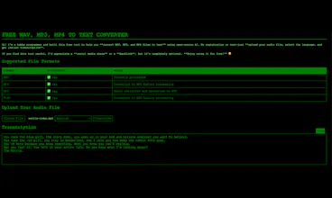 Free Audio to Text Converter gallery image