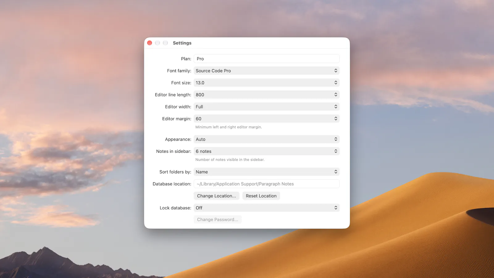 Paragraph Notes screenshot 2