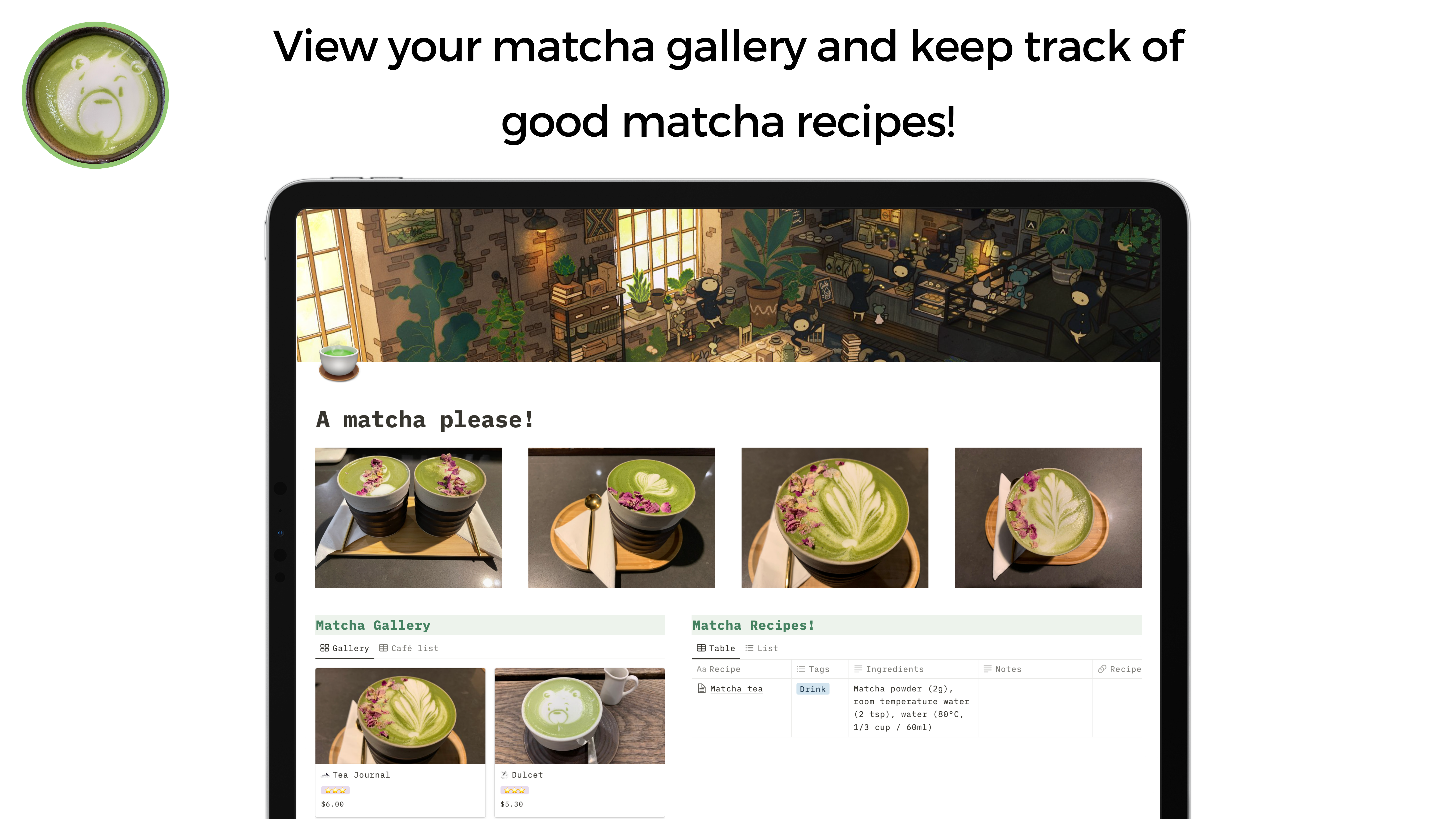 Кафе Matcha Vibe - Life Planner! media 4