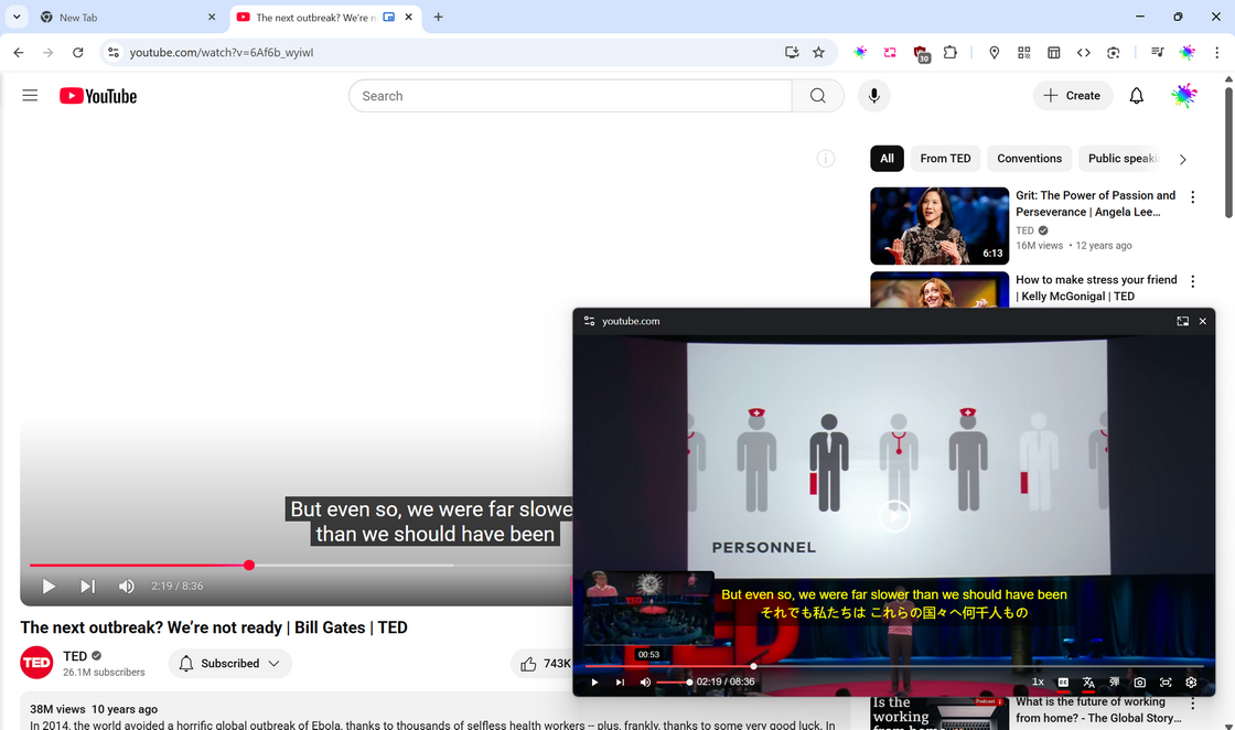 dualpip - คำบรรยายสองภาษาผู้เล่นภาพในภาพ media 4