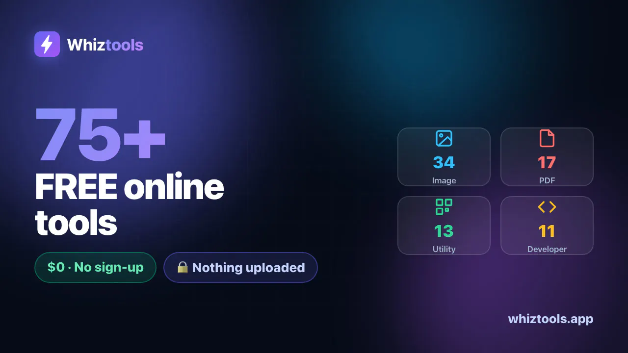 Whiztools.app gallery image