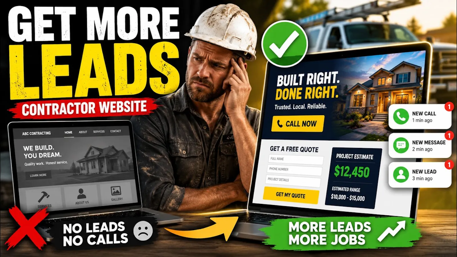Contractor Profit and Pricing Calculator screenshot 1 (video preview)