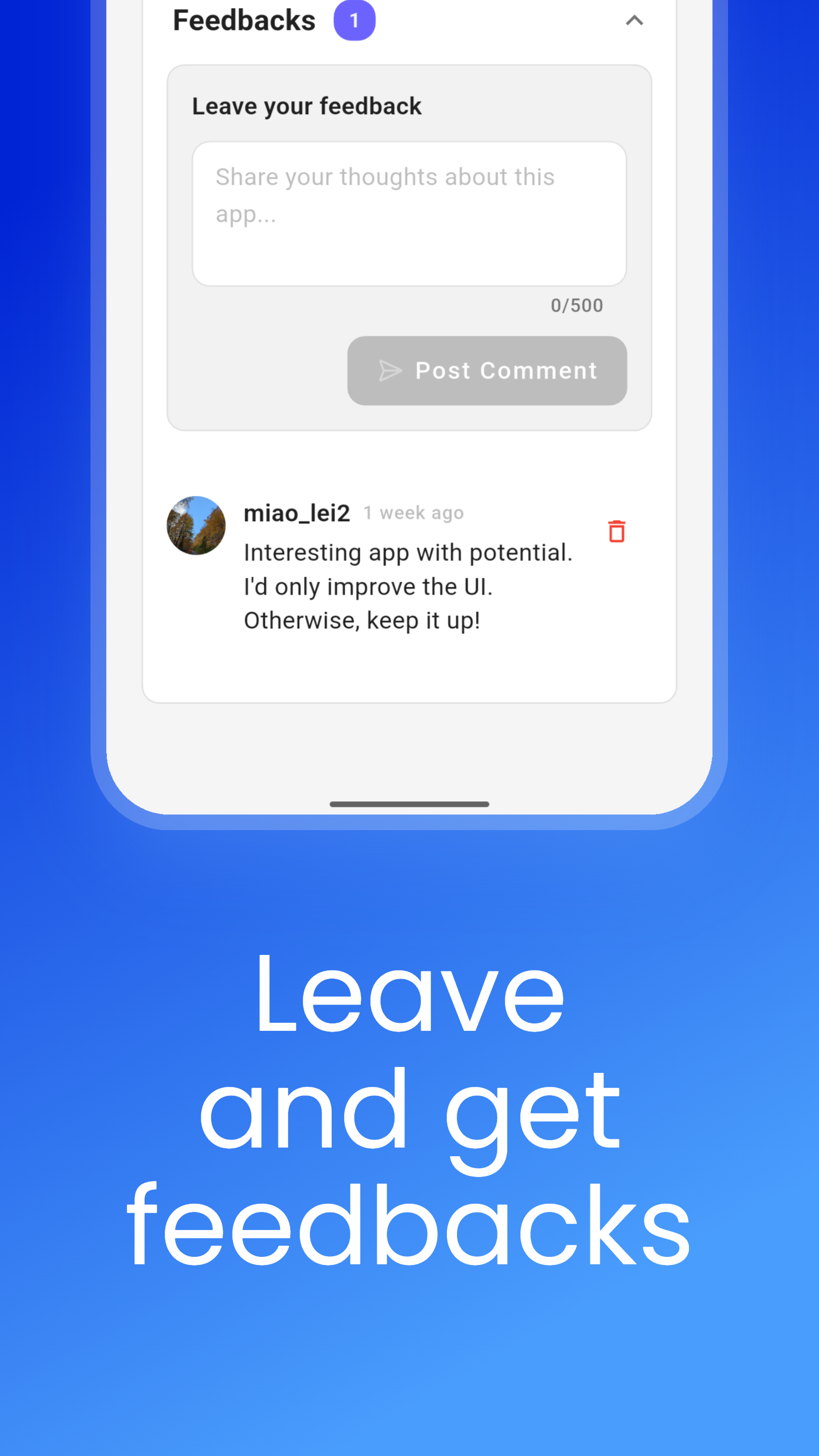 BetaCircle - Screenshot 3 showing product features and functionality