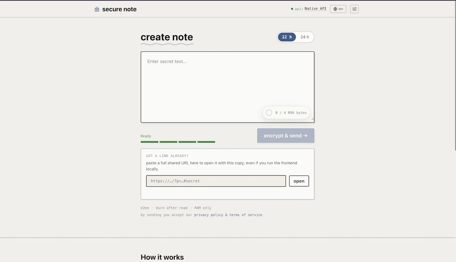 SecNote screenshot 4
