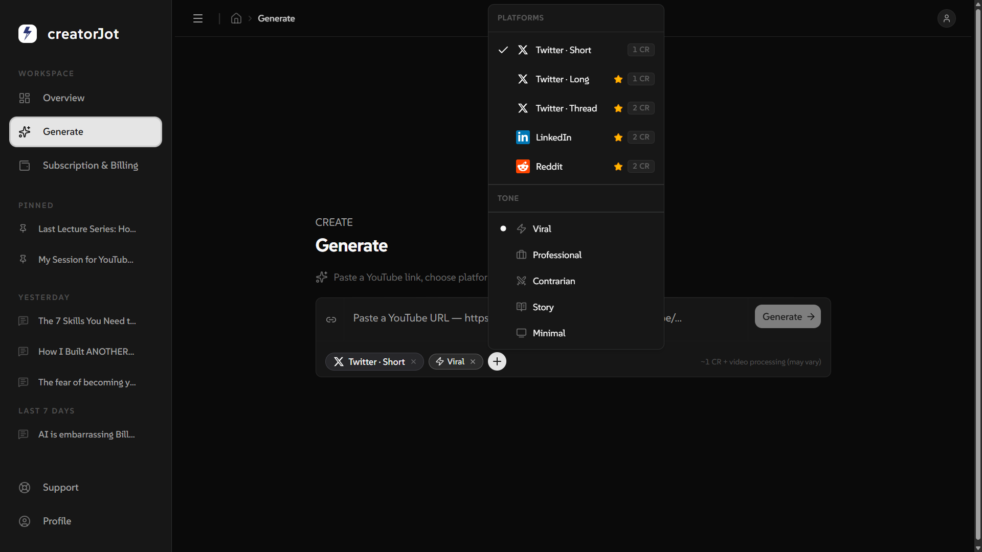 CreatorJot gallery image