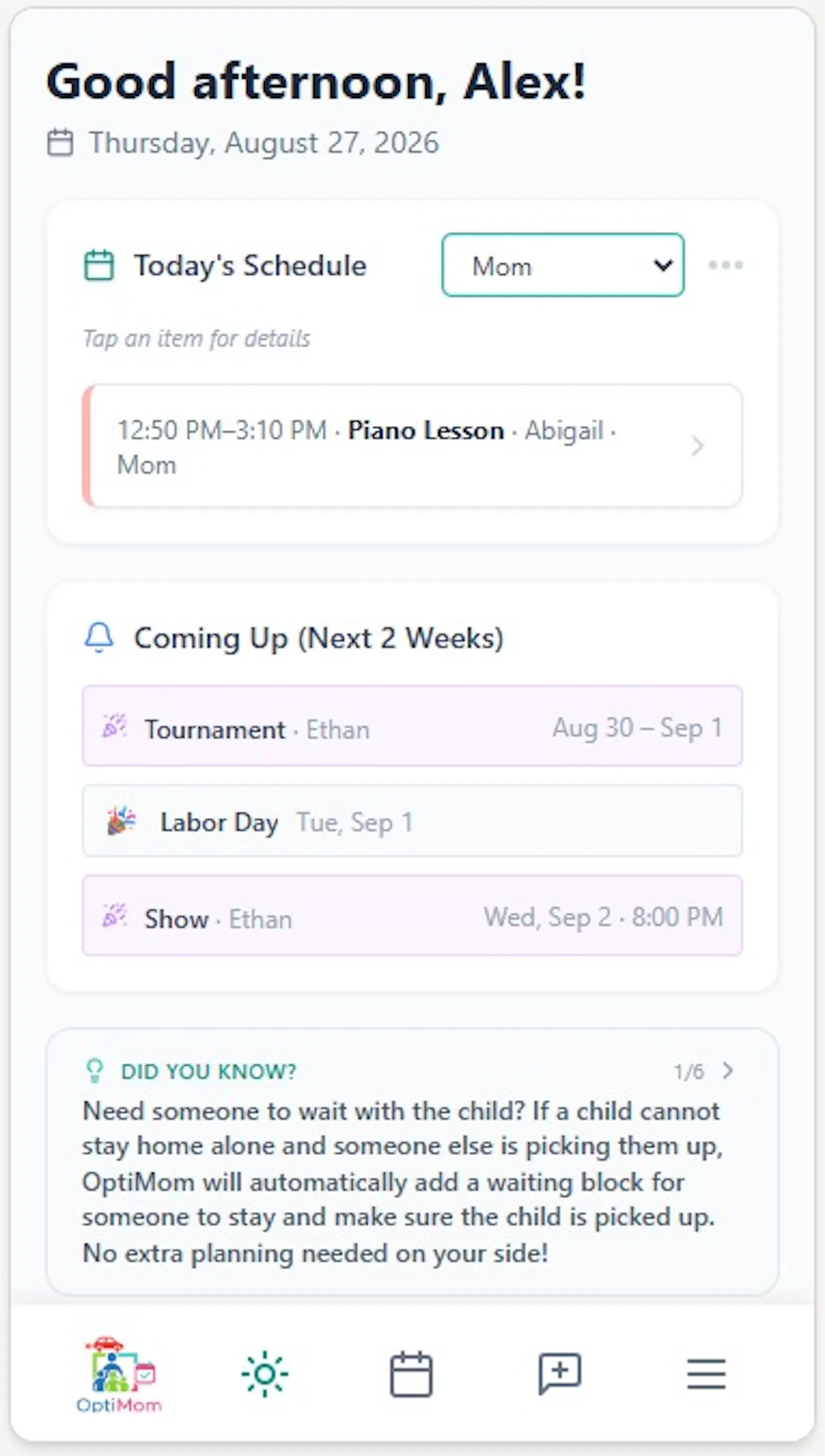 OptiMom screenshot 4