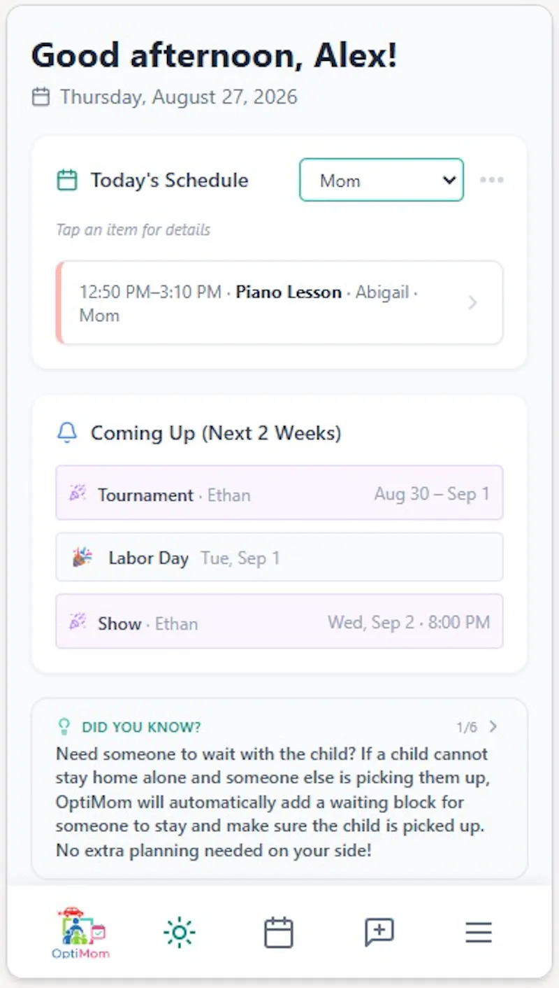 OptiMom screenshot 4