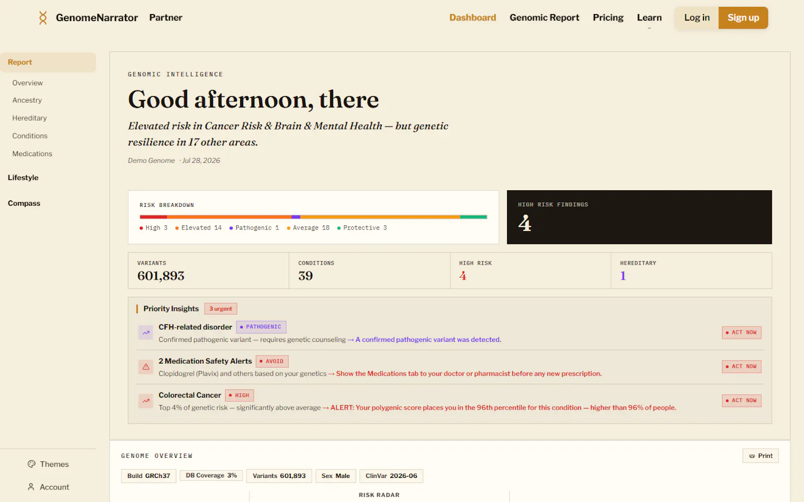 GenomeNarrator screenshot 1