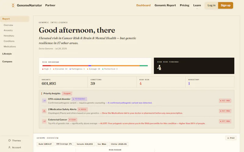 GenomeNarrator screenshot 1
