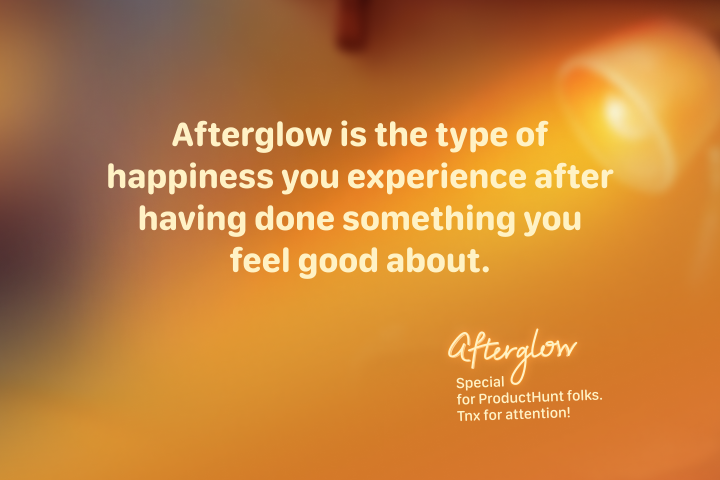 Afterglow gallery image
