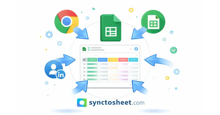 SyncToSheet - Export LinkedIn to Sheets gallery image