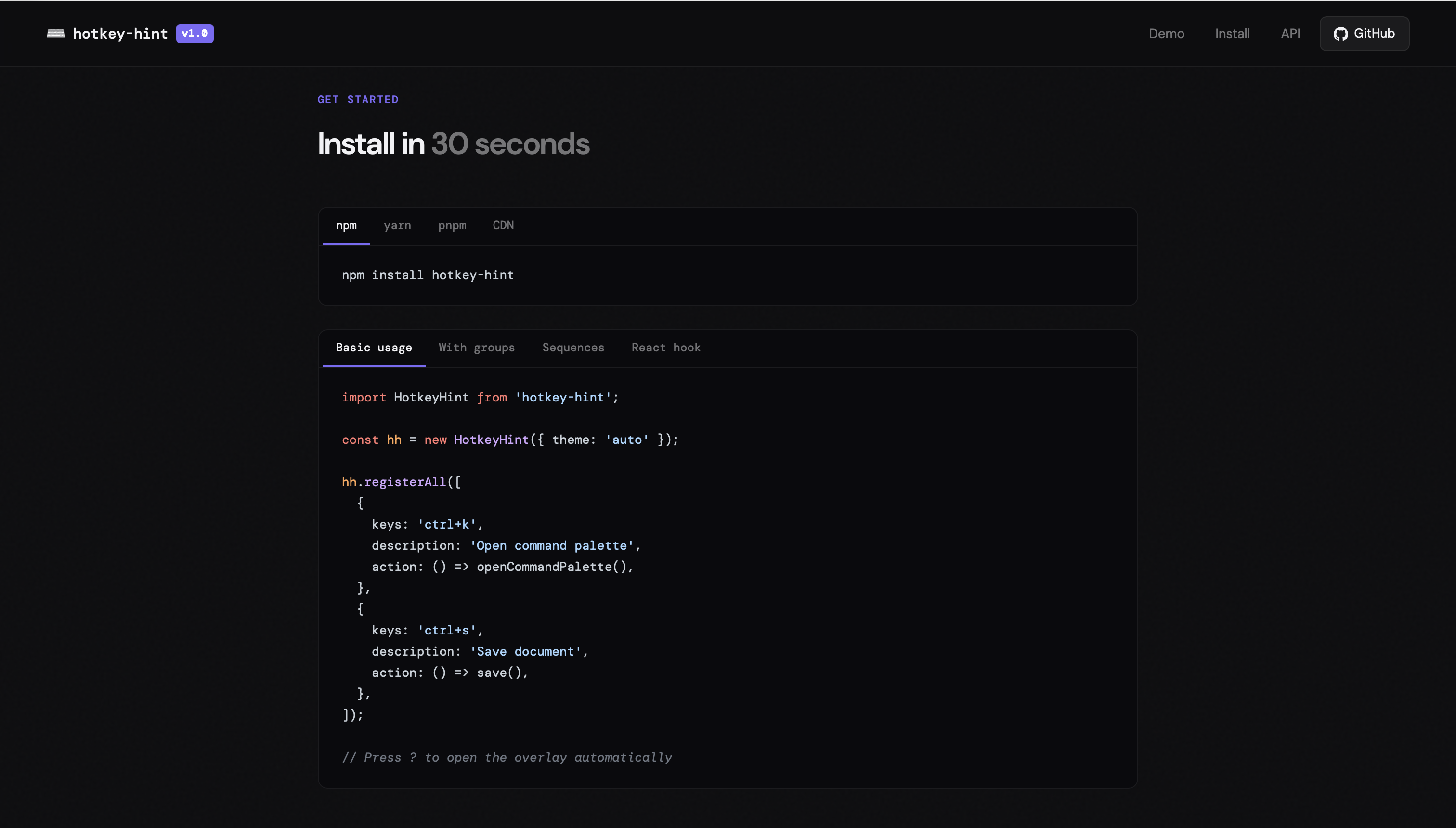 hotkey-hint gallery image