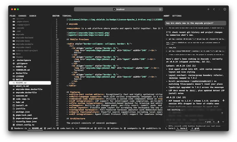Anycode screenshot 3