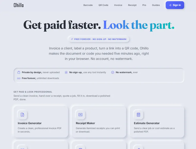 Ohillo screenshot 1