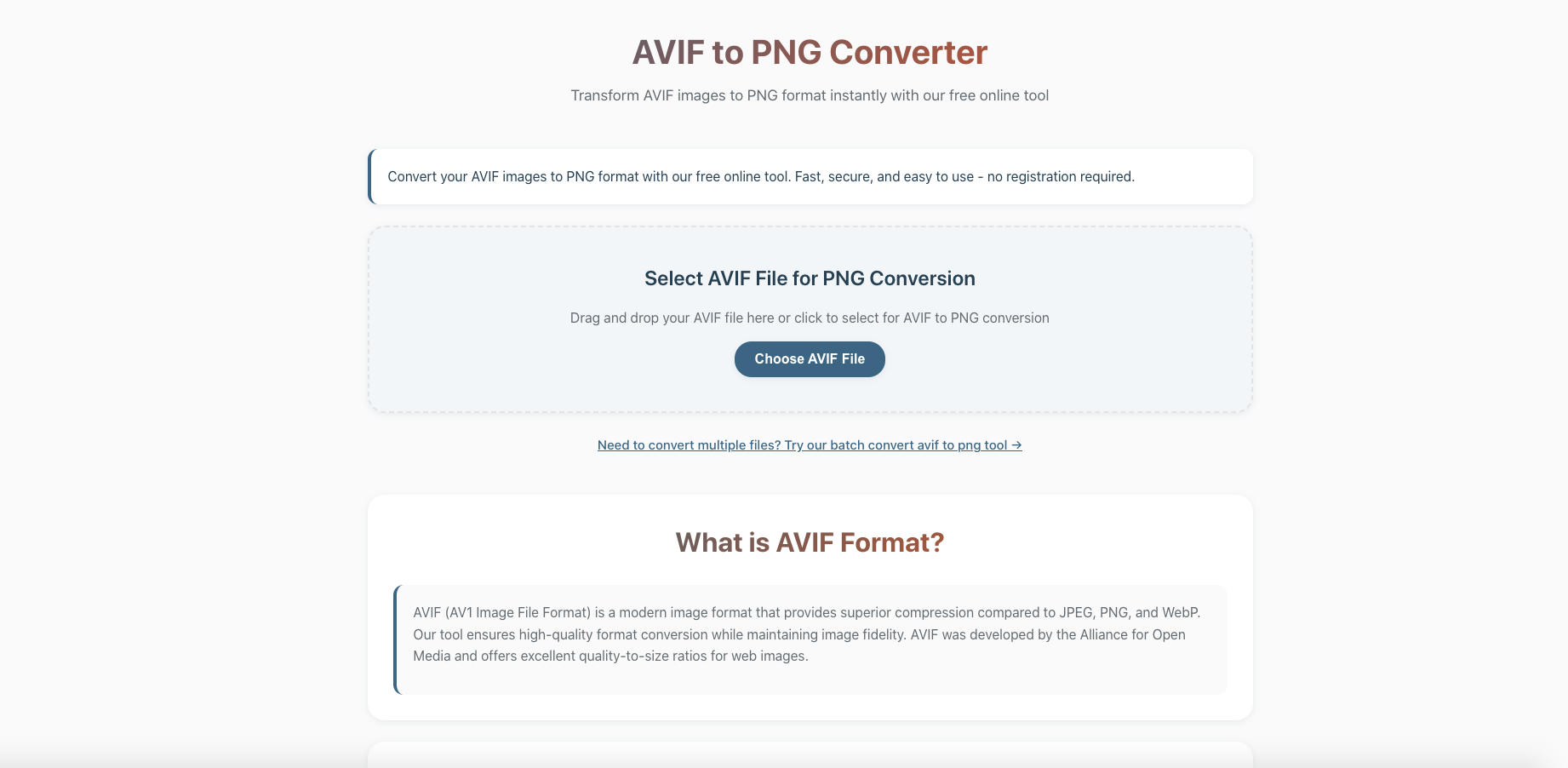 AVIF to PNG Converter gallery image