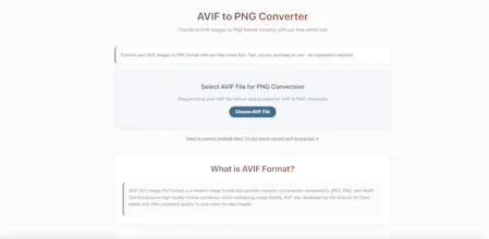 AVIF to PNG Converter gallery image