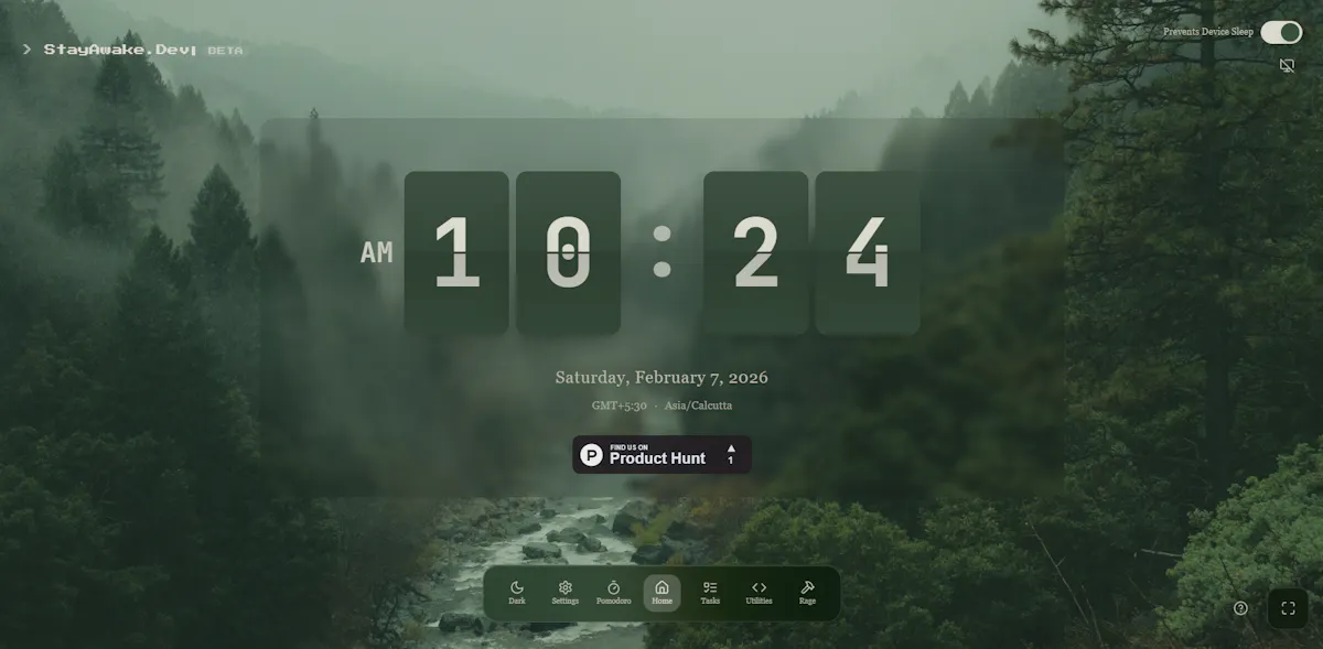StayAwake.Dev