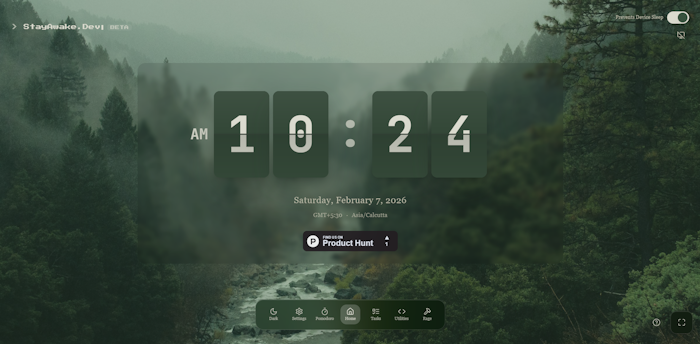 StayAwake.Dev产品图