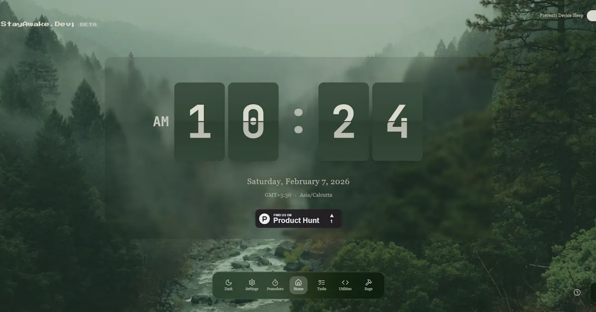 StayAwake.Dev