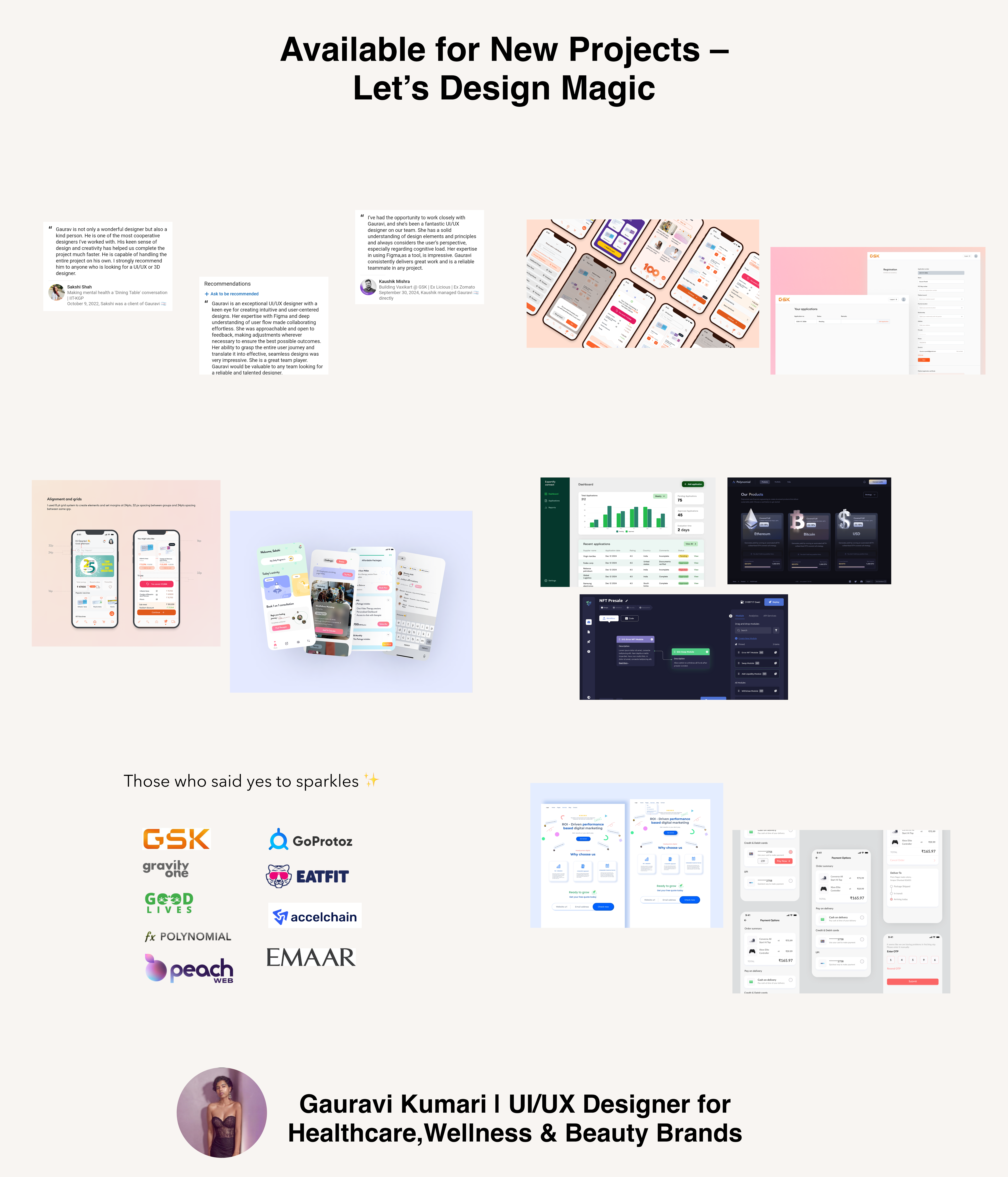 Gauravi Designs Premium UX/UI - Ayudar a las marcas a sentirse poderosas y a vender mejor media 13